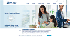 Desktop Screenshot of optiplast-sisak.com