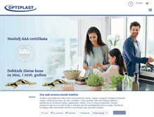Tablet Screenshot of optiplast-sisak.com